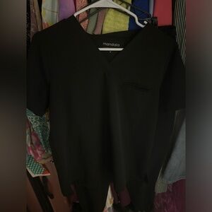 Black scrub set - medium